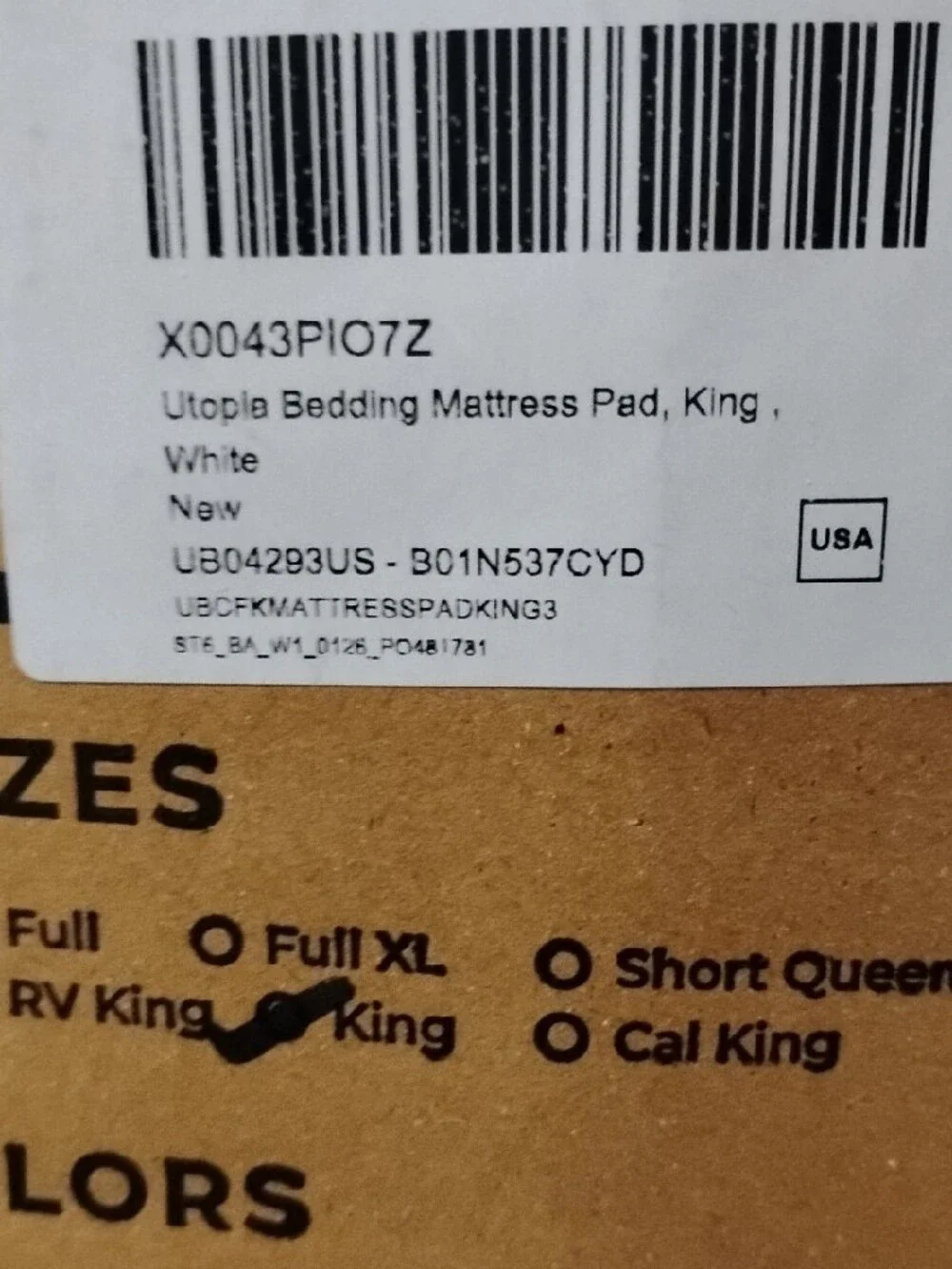 Utopia Bedding Quilted Fitted Mattress Pad - White